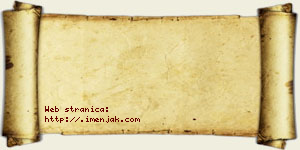 Jasmina Denić vizit kartica